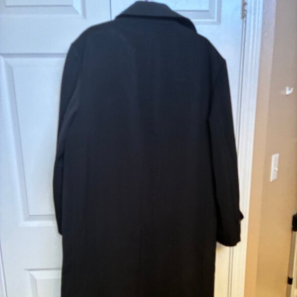 Chereskin Signature Men's Overcoat - Size 40R - Black - Picture 2 of 6